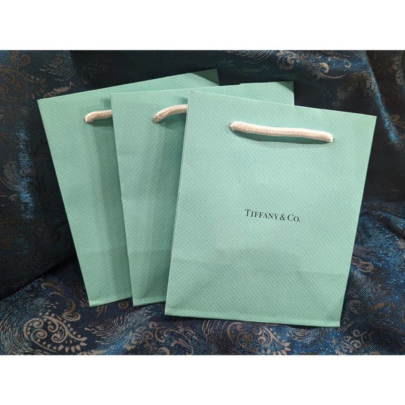 Tiffany & Co. Gift Bag Lot Of 3 - Picture 1 of 11